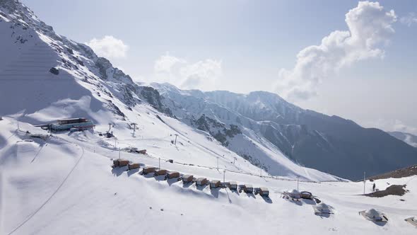 Yurt Nomadic House and Hotel Complex in Kazakhstan Mountains