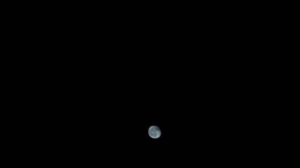 Timelapse Moon Rising