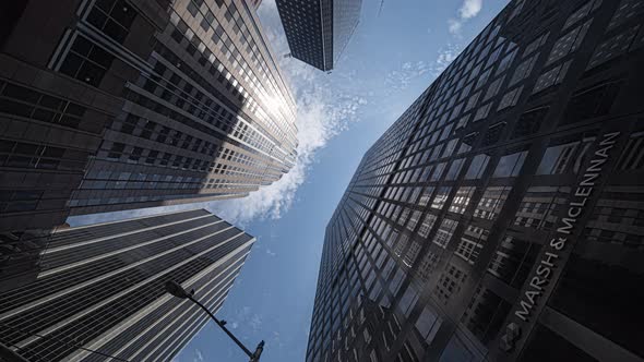 Skyscrapers Low Angle