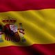 Waving Fabric Texture of the Flag of Spain - VideoHive Item for Sale