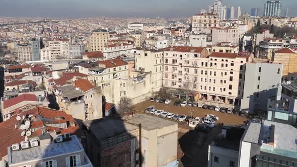 Panorama of the City of Istanbul From a Height