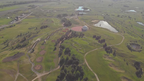 Dome Hangar Landscape