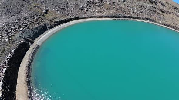 Spain Granada Sierra Nevada summer 4k from above and below with a drone and an action cam stabilised