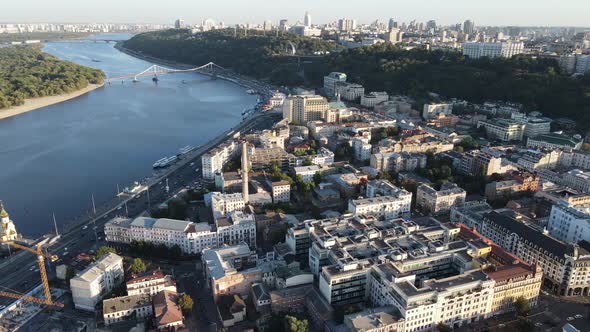 Kyiv - Aerial View of the Capital of Ukraine. Kiev