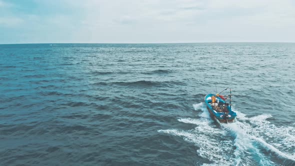 Small Lonely Thai Fishboat