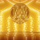 Disco Ball Golden Background - VideoHive Item for Sale