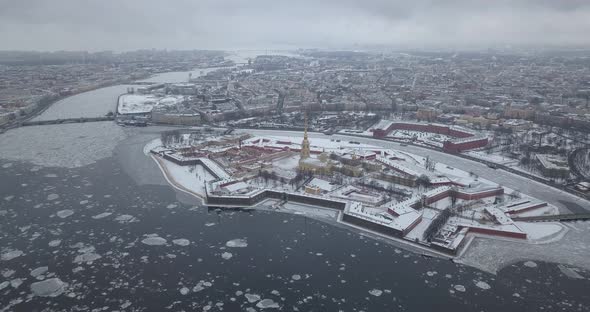 Saint-Petersburg With Peter-Pavel's Fortress