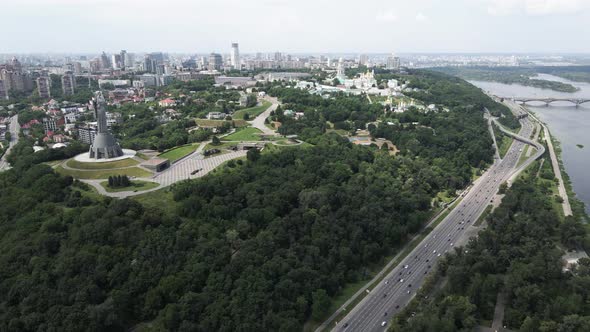 Aerial View of Kyiv By Day. Ukraine