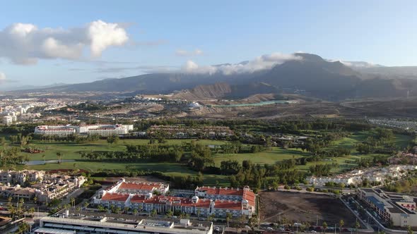 Golf course "Las Americas" in Playa de las Americas, Tenerife, Canary Islands