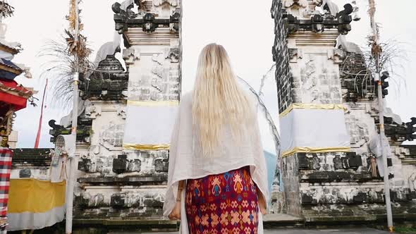 Beautiful girl in bali