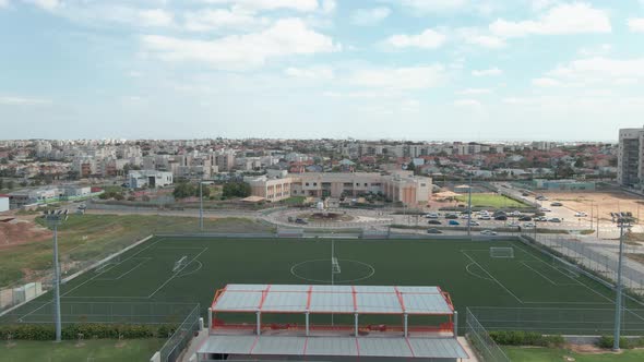 Soccer Field At Netivot City, Israel