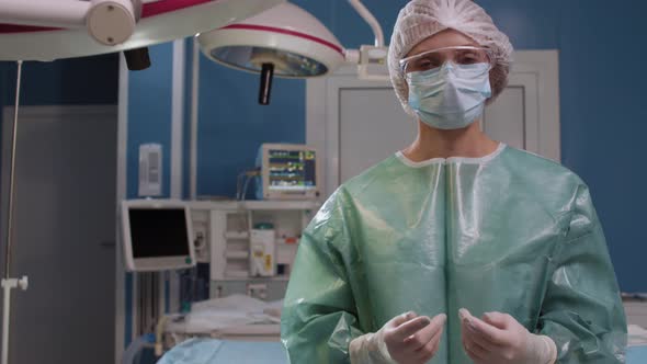 Portrait Of Woman Surgeon