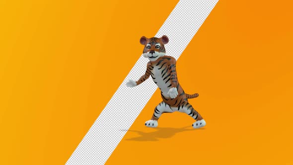 Toon Tiger Crazy Dance 2