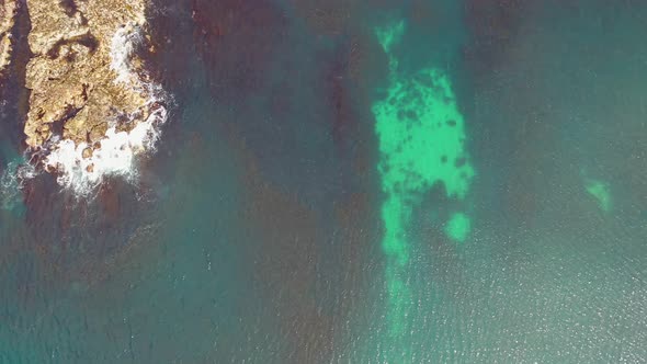 Aerial View of the Reef By Carrickfad at Narin Beach By Portnoo County Donegal, Ireland