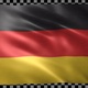 Germany waving flag looped - VideoHive Item for Sale