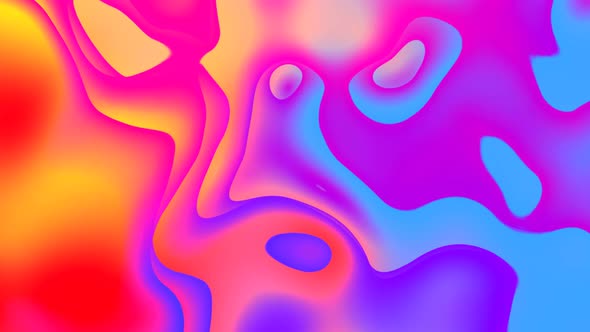 Abstract Gradient liquid smooth wavy background