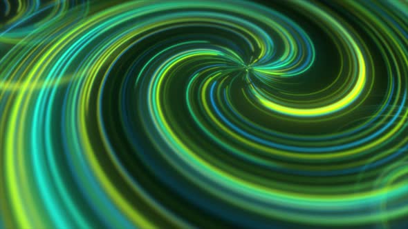 Spiral Neon Lights Animation Background V6