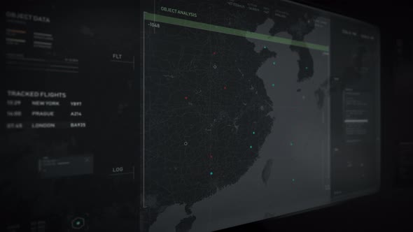 Spy software analyzes intelligence about the destination location of an aircraft alt