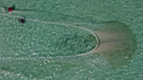 Famous artisanal fishing at Arraial do Cabo coast city Rio de Janeiro Brazil.