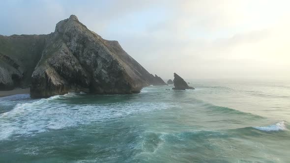 Praia da Adraga views on the coast of Portugal