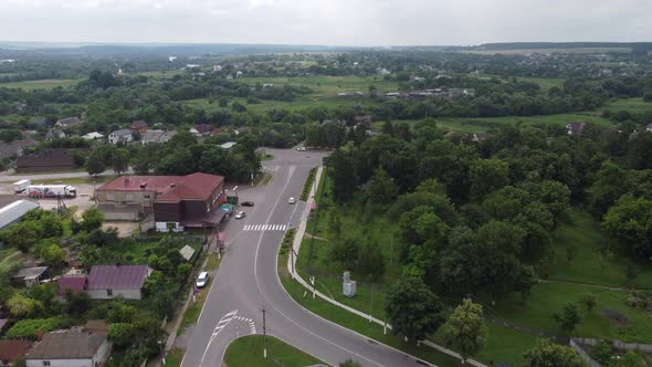 Aerial View of Rural Roads