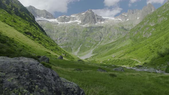 Wendenhorn, Idyllic Landscape Of Swiss Alps