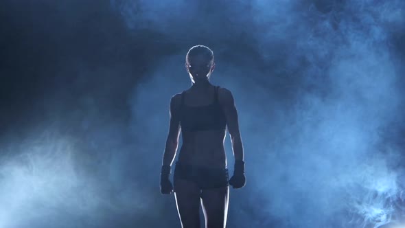 Coming Out Female Boxer Which Has Muscular Body