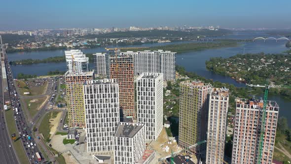 Construction Site in Citylandscape