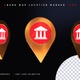 Bank Map Location Marker Icon - VideoHive Item for Sale