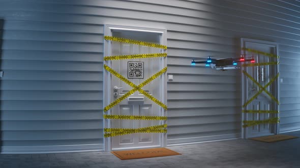 Drone controls home isolation and quarantine during COVID-19 epidemic.