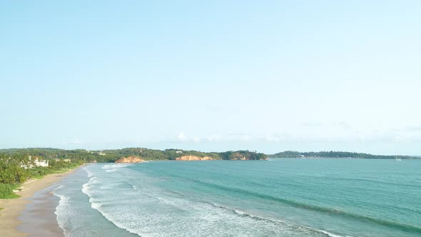 Flyover Mirissa Beach Coast