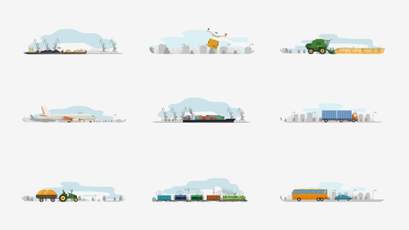 9 Transportation Scenes Ultra HD alt