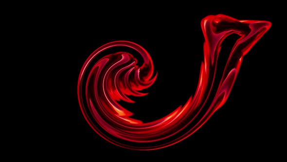 Digital Rendering Abstract Whirlpool Background