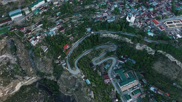 Gunib Village in Dagestan