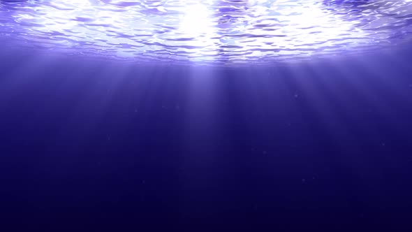 Dark Blue Underwater Light Rays alt