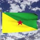 French Guiana Flag Waving - VideoHive Item for Sale