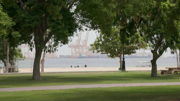 View of the Beach in the Khor Fakkan