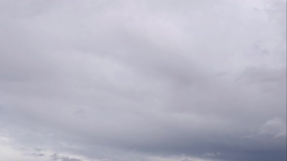 Timelapse Sky and Black Cloud