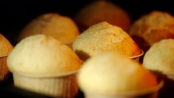 Muffins Are Cooked In Oven