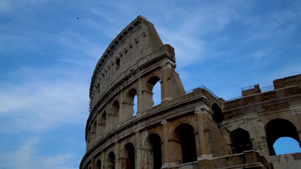 Rome Colosseum Close Up View in Rome  Italy