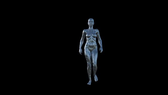 Humanoid Female Walking
