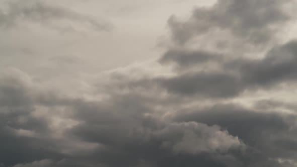 8K Depressing Gloomy Mix Storm Clouds