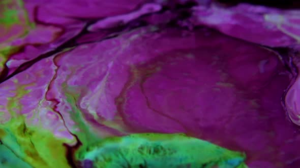 Abstract Colorful Paint Ink Explode Diffusion 74