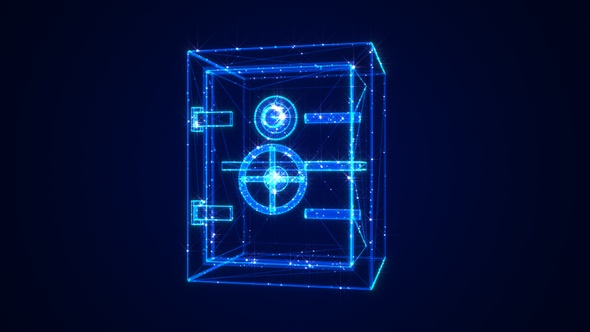 Safe Deposit Box 3D Hologram