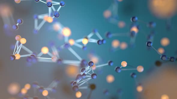 Blue biology grid with connect constrains. alt