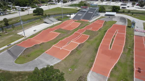 Massive BMX track in Sarasota, Florida