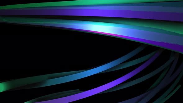 Abstract colorful curved lines