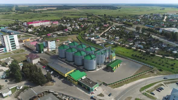 Flight From Above the Modern Granary.