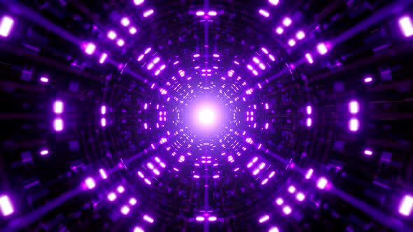 Purple VJ Tunnel