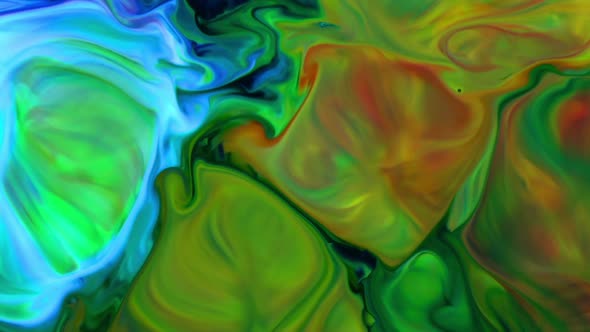 Abstract Colorful Sacral Liquid Waves Texture 977